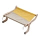 thumbnail image 4 of Percha Para Ventana De Gato Estante Duradero Hamaca Resistente Asiento Estable Cama Para Gato Ajustable Gris Amarillo, 4 of 5