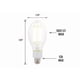 thumbnail image 2 of Bombilla Westinghouse 5251000 LED de luz diurna, 19 W, ED23.5, 2 of 6