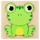 thumbnail image 1 of Kindergarten Children's Awareness Of Early Education Cartoon Animal Awareness Grasping Board Wooden Three-dimensional Puzzle Wooden Toys, 1 of 3