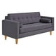thumbnail image 2 of Sofa Retro 3c Felpa 04 Gris, 2 of 6