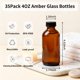 thumbnail image 2 of Botellas turvono 120 ml de vidrio ámbar – Pack de 35, 2 of 6