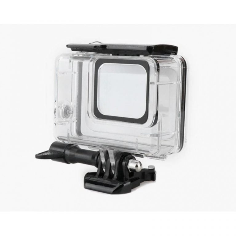 Genérico - Kit Monópodo + Carcasa Para Gopro 7 Silver & White