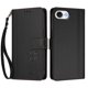 thumbnail image 3 of Funda Cartera Trébol para iPhone 17e/iPhone 16e con Ranuras Tarjetas y Carga Inalámbrica Negro, 3 of 6