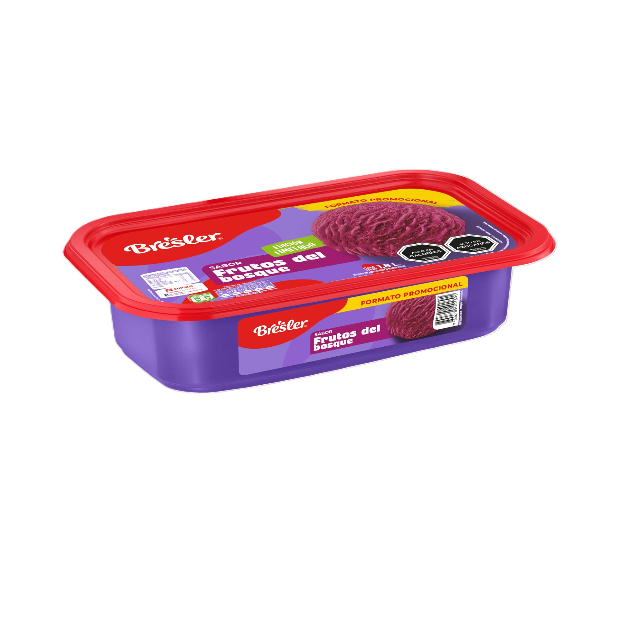 Helado Frutos Rojos Cassata 1.8 L Bresler