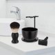 thumbnail image 3 of Kit de afeitado SANWA Mysterious Black con maquinilla de afeitar y brocha de seguridad, 3 of 3
