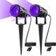 thumbnail image 1 of Focos de luz negra Onforu de 18 W, IP65, impermeables para exteriores, paquete de 2, 1 of 7