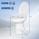 thumbnail image 5 of Inodoro SereneLife Gravity Flush para vehículos recreativos, altura estándar de 330 libras, 5 of 7