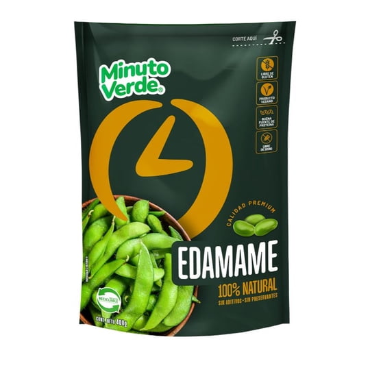 Edamame 100 % Natural 400 g Minuto Verde