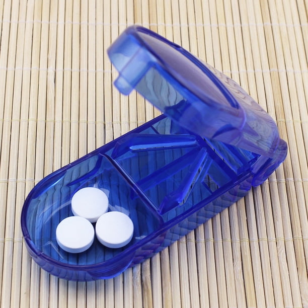 Portable Pill Cutter Split Medication Storage Tablet Cutter Cutting Slicer Home Pill Box Dispenser Pill Box Personal Health Care