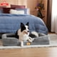thumbnail image 4 of Cama Antiestres Perro Colchon Ortopedica 90x63cm Grande Gris, 4 of 11