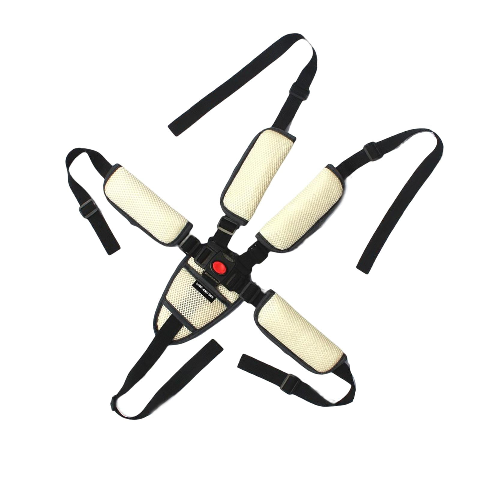 Magideal - Cinturón De Seguridad Ajustable Para Silla De Bebé Cinturón Para Silla De Comedor Infantil Para Silla Alta Blanca Blanco