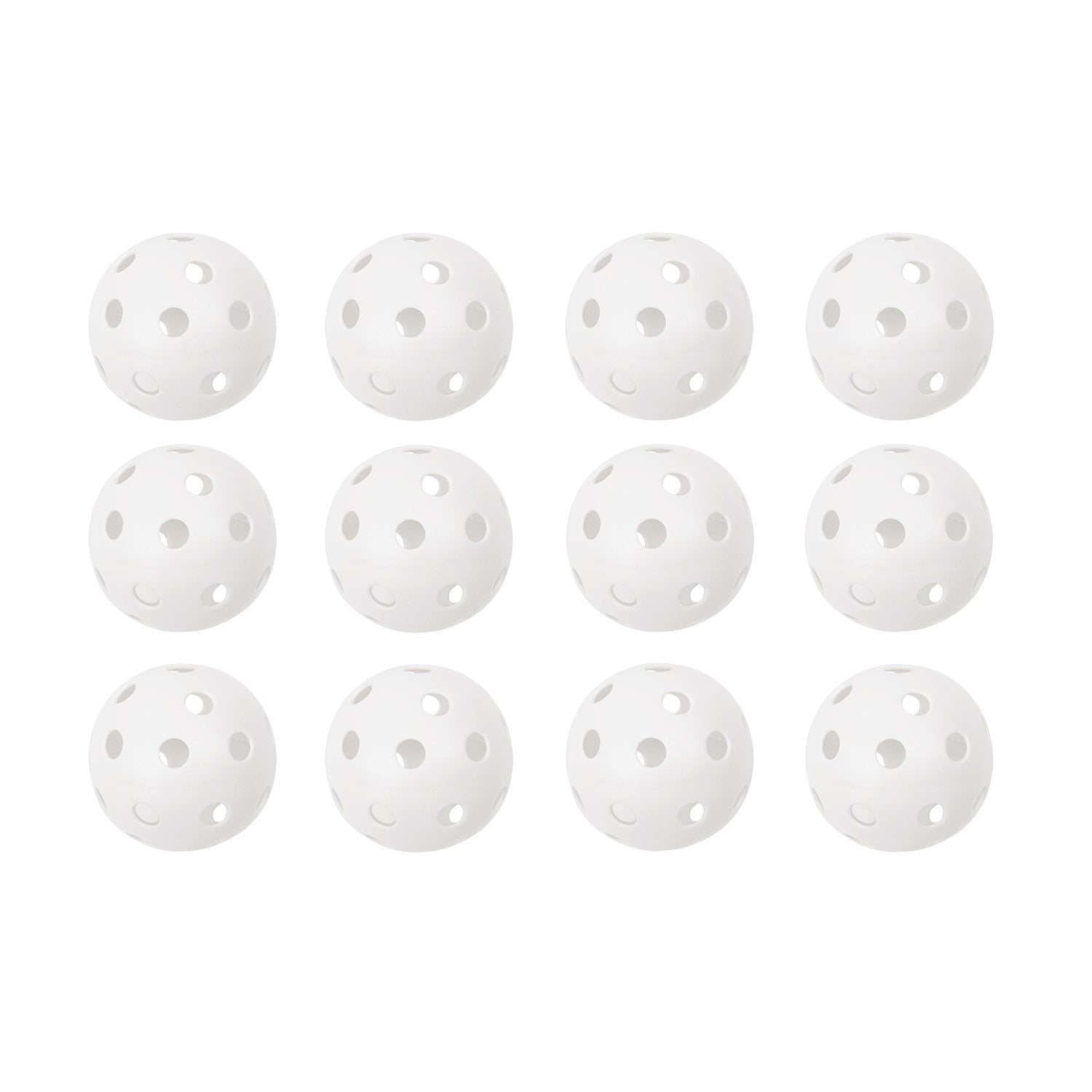 Pelotas De Béisbol De Plástico Champion Sports 9 Con Huecos, Paquete De 12