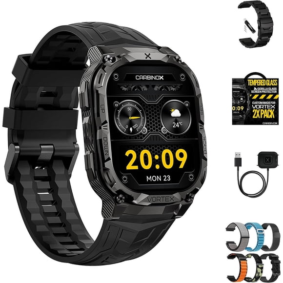 Smartwatch Carbinox Vortex 1.96 AMOLED con llamadas y GPS