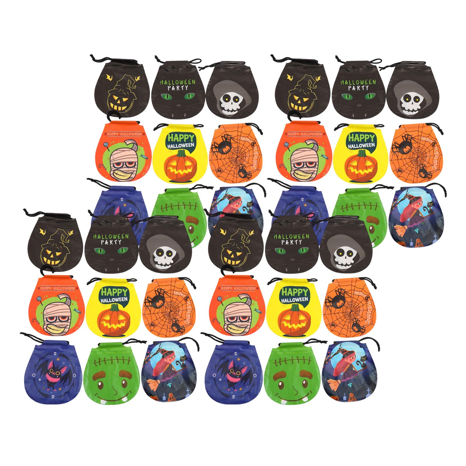 Bothyi - 18/27/36 Bolsas De Regalo Con Cordón Para Tratar O Engañar Paquetes De Bolsas De Dulces De Halloween 36 Piezas