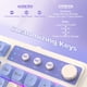 thumbnail image 4 of Teclado AULA de 99 teclas Trimodo Bluetooth/2.4 GHz/USB-C Morado, 4 of 7