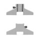 thumbnail image 2 of Base en T de Acero al Carbono QWORK 8 cm para Calibrador, 2 of 8