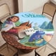thumbnail image 5 of Hechizada-theme Fitted Round Tablecloths Elastic Edged Table Covers Waterproof Table Cloth for Kitchen Holiday Party Tables Decor 150cm, 5 of 6