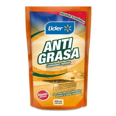 Limpiador Antigrasa Líquido Doypack 450 Ml Lider