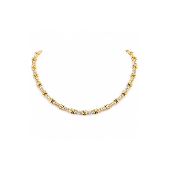 Collar Estelar con Baño de Oro 18K