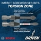 thumbnail image 5 of Brocas para atornillar Bosch ITDSQ2115 Impact Tough #2, 5 of 8