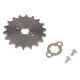 thumbnail image 1 of rueda dentada delantera del motor para sdg 110cc 125cc bici de la suciedad atv 420-18t-17mm, 1 of 5