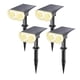thumbnail image 1 of Focos solares Linkind StarRay, paquete de 4, blanco cálido, IP67, 1 of 8