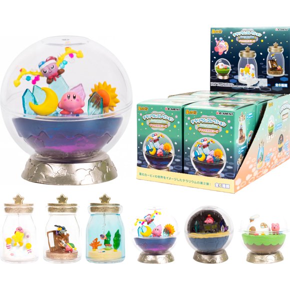 Figurita Hamee Kirby Colección Terrario DX - 6 piezas