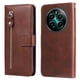 thumbnail image 1 of Funda con Cremallera para Realme 12 Plus, Carcasa Cartera de Cuero PU con Soporte y Tarjetero, 1 of 6
