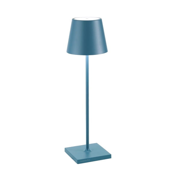 Lámpara Zafferano Poldina Pro Mini Avio Blue Inalámbrica