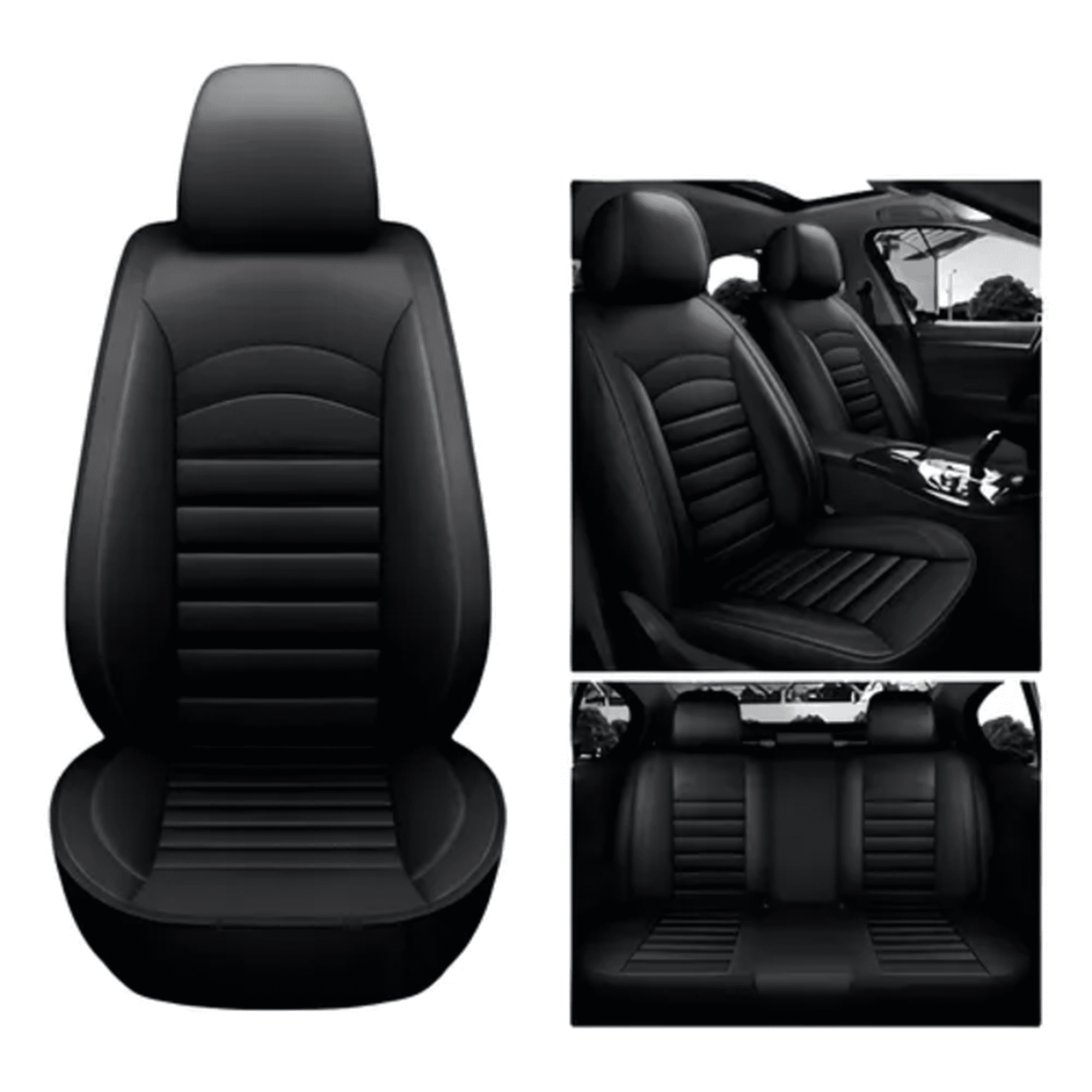 Genérico - Kit Funda Cubre Asiento Auto Premium Luxury