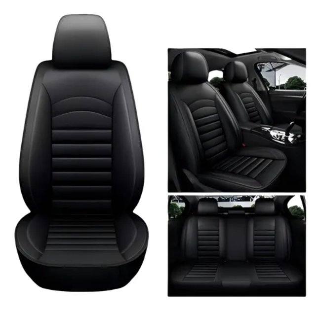 Genérico - Kit Funda Cubre Asiento Auto Premium Luxury