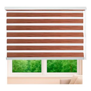 Cortina Roller Beiti Jaspeada Duo Zebra Día Noche 100X240Cm