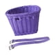 thumbnail image 4 of Cesta De Bicicleta Con Manillar Delantero Para Ni?os, Imitación De Ratán, Fácil De Instalar, Desmontable, Color Morado, 4 of 5