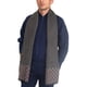 thumbnail image 1 of Bufanda VEXTROFORT de invierno para hombre, tacto de cachemir, gris y marrón, a cuadros, 1 of 8