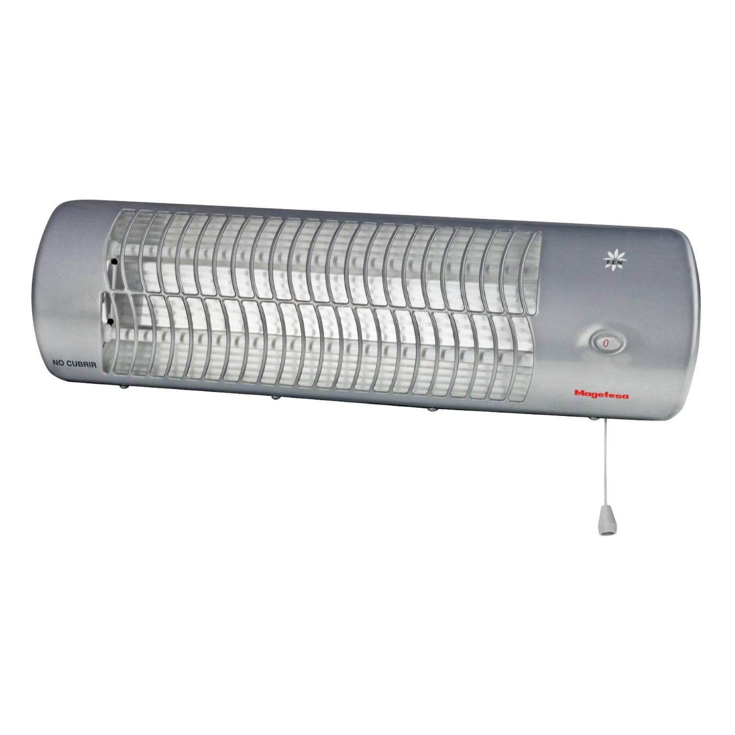 Magefesa - Calefactor Estufa De Quarzo 1200w Soporte Pared Mgf1741