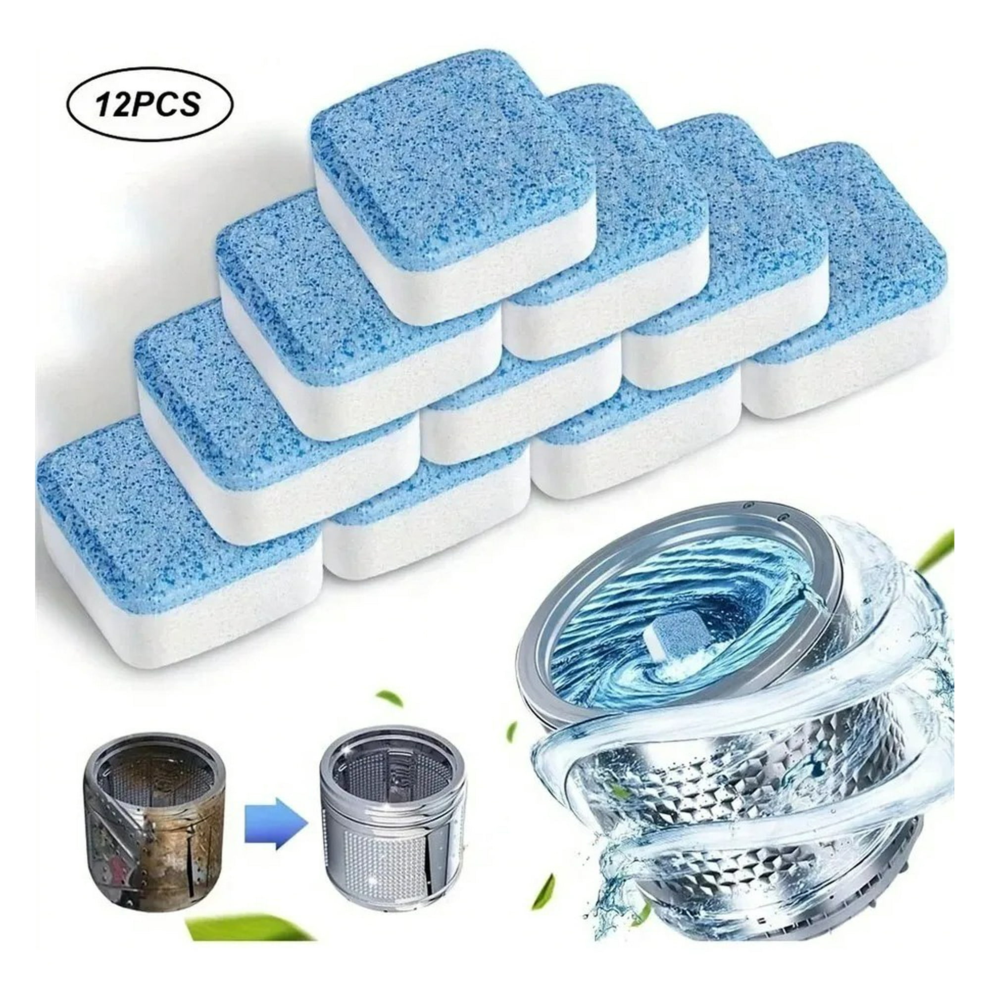 Genérica - 12pcs Pastillas Efervescentes Limpieza De Máquina Lavadora