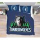 thumbnail image 1 of NBA Minnesota Timberwolves Quilt Duvet Cover Set Bedroom Decor Bedspread, 1 of 3