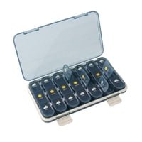 Crusec - Organizador De Pastillas Portátil Pastillero Semanal