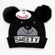 thumbnail image 1 of GORRO DE LANA INFANTIL CON CHIPORRO Y DOS POMPONES BEBE UNISEX, 1 of 3