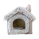 thumbnail image 2 of Caseta Para Perros Suave Con Forma De Cueva Cálida Extraíble Y Multifuncional Con Cojín Gris S, 2 of 6