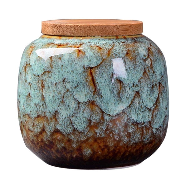 Tarro de té Jessie 66 g azul claro con tapa hermética