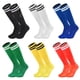 thumbnail image 1 of Calcetines de fútbol Ultrafun para niños y jóvenes, lisos, con rayas hasta la rodilla, 6 pares, 1 of 7