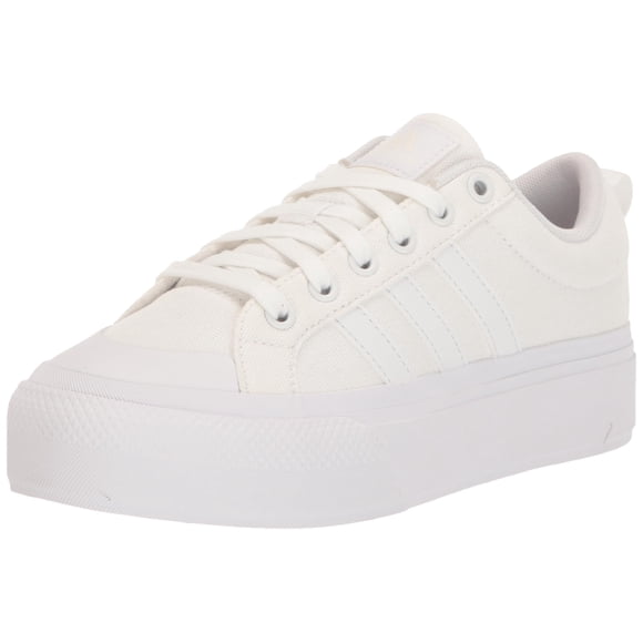Zapatilla adidas Bravada 2.0 Platform para mujer, color blanco, talla 8.5