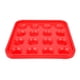 thumbnail image 3 of Organizadores De Bandejas Para Bolas De Billar, 16 Agujeros, Accesorios Duraderos Para Mesa De Billar, Color Rojo, 3 of 5