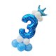 thumbnail image 1 of Conjunto De Columna De Globos De Corona De Todos Los Números Decoración De Fiesta De Feliz Cumplea?os Número 3, 1 of 3