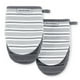 thumbnail image 1 of Juego de 2 guantes de cocina KitchenAid Albany, color gris antracita, 1 of 3