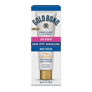 Crema Corporal Gold Bond Age Renew Minimizadora De Manchas Oscuras 60 Ml
