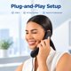 thumbnail image 5 of Auricular USB VT con Conexión Plug‑and‑Play para PC, 5 of 5