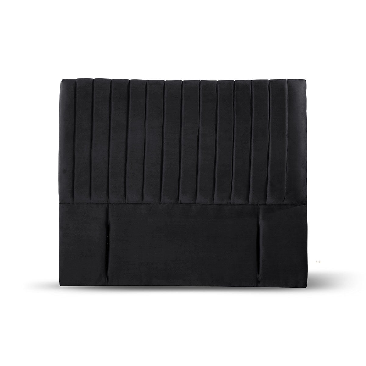 Latam Home - Respaldo Sorrento Tela Negro 2 Pza