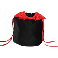 Bothyi - Bolsas De Regalo Con Cordón Con Cordón Bolsas De Regalo Favores De Fiesta De Halloween Rojo